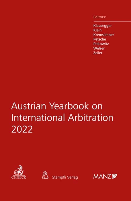 Austrian Yearbook on International Arbitration 2022 - 