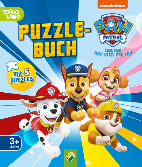 Puzzlebuch Paw Patrol - Helfer auf vier Pfoten