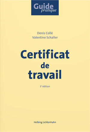 Certificat de travail