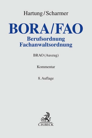 Berufs- und Fachanwaltsordnung. BORA/FAO