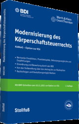 Modernisierung des K&ouml;rperschaftsteuerrechts