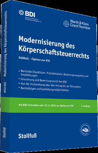 Modernisierung des Körperschaftsteuerrechts