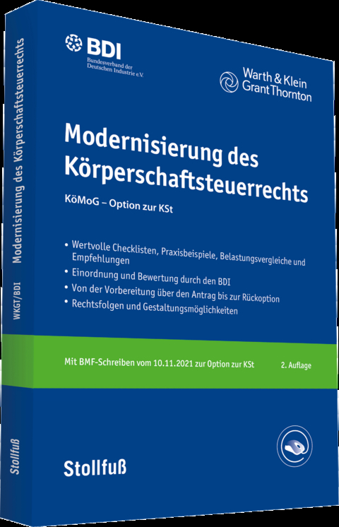 Modernisierung des K&ouml;rperschaftsteuerrechts