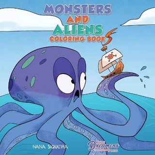 Monsters and Aliens Coloring Book