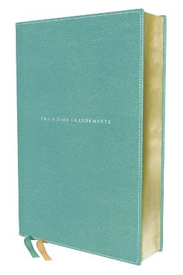 Nbla, Santa Biblia, AMA a Dios Grandemente, Interior a Cuatro Colores, Leathersoft, Turquesa, Comfort Print -  Nbla-Nueva Biblia de Las Am&eacute;ricas,  Vida