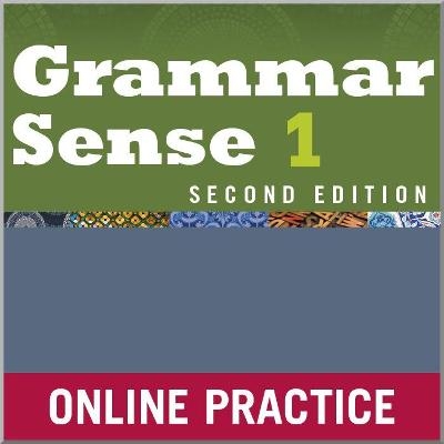 Grammar Sense Level 1 Student Online Practice - Susan Iannuzzi