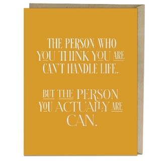 6-Pack  Elizabeth Gilbert for Em & Friends The Person You Actually Are Card