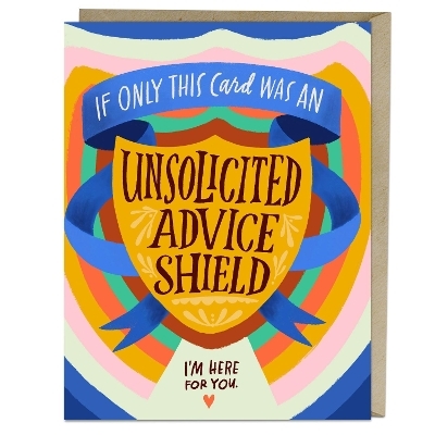 6-Pack Em & Friends Unsolicited Advice Shield Card - 