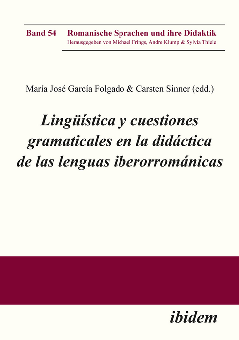 Ling&uuml;&iacute;stica y cuestiones gramaticales en la did&aacute;ctica de las lenguas iberorrom&aacute;nicas - 