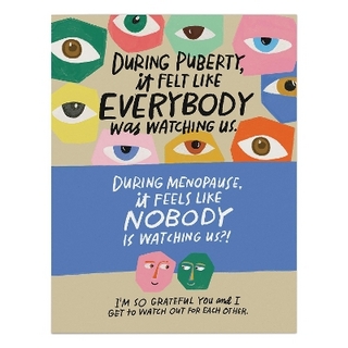 6-Pack  Em & Friends Watch Out for Each Other Menopause Card
