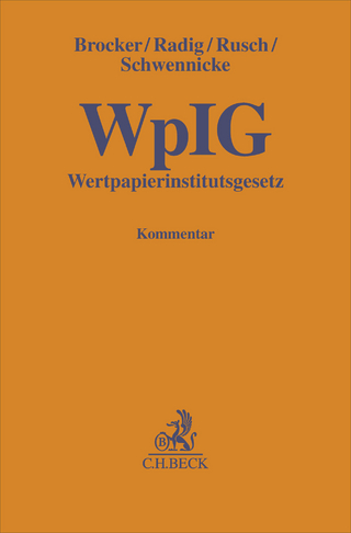 Wertpapierinstitutsgesetz. WpIG