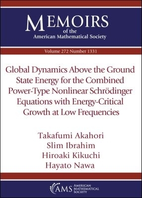 Global Dynamics Above the Ground State Energy for the Combined Power-Type Nonlinear Schrodinger Equations with Energy-Critical Growth at Low Frequencies
