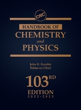 CRC Handbook of Chemistry and Physics - Rumble, John