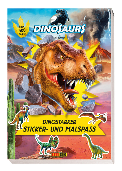 Dinosaurs by P.D. Moreno: Dinostarker Sticker- und Malspa&szlig; -  Panini
