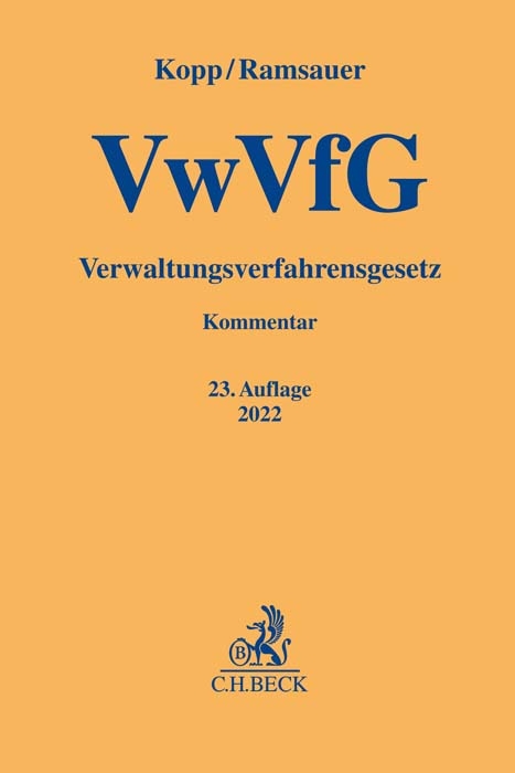 Verwaltungsverfahrensgesetz - Ulrich Ramsauer, Carsten Tegethoff, Peter Wysk