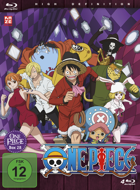 One Piece - TV-Serie - Box 28 (Episoden 829-853) [4 Blu-rays] - Hiroaki Miyamoto, Junji Shimizu, K&ocirc;nosuke Uda, Munehisa Sakai