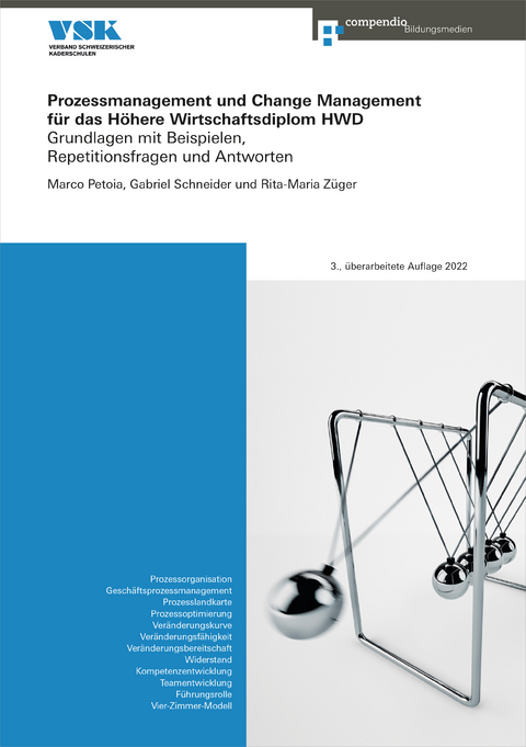 Prozessmanagement und Change Management f&uuml;r das H&ouml;here Wirtschaftsdiplom HWD - Gabriel Schneider, Rita-Maria Z&uuml;ger, Marco Petoia