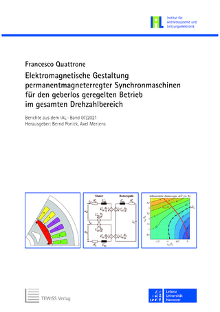 Elektromagnetische Gestaltung permanentmagneterregter Synchronmaschinen für den geberlos geregelten Betrieb im gesamten Drehzahlbereich