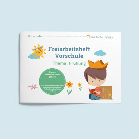 Freiarbeitsheft Fr&uuml;hling (Vorschule) - Manuela Winter, Diana Wimmer