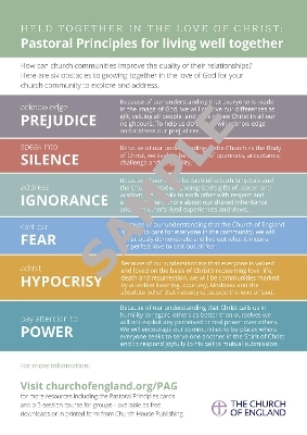 Pastoral Principles Poster