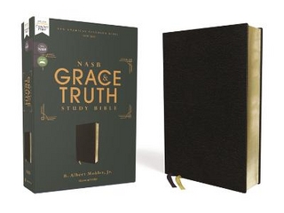 NASB, The Grace and Truth Study Bible (Trustworthy and Practical Insights), Bonded Leather, Black, Red Letter, 1995 Text, Comfort Print