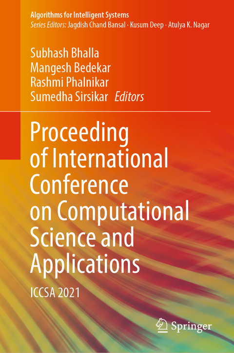 Proceeding of International Conference on Computational Science and Applications - 