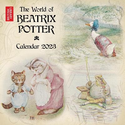 British Library: Beatrix Potter Wall Calendar 2023 (Art Calendar) - 