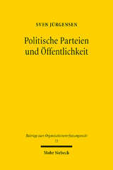Politische Parteien und &Ouml;ffentlichkeit - Sven J&uuml;rgensen