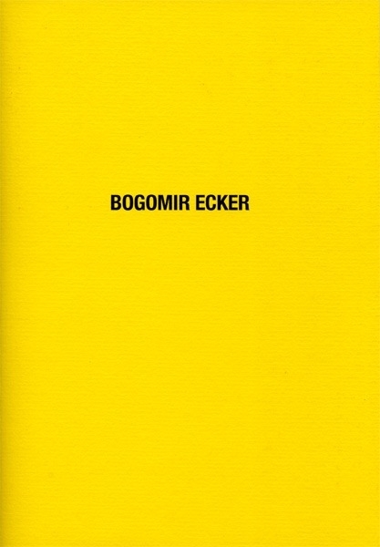 Bogomir Ecker - Peter Friese