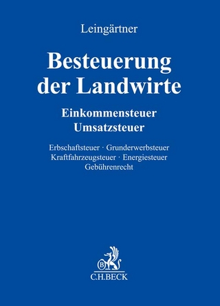 Besteuerung der Landwirte 43. Ergänzungslieferung