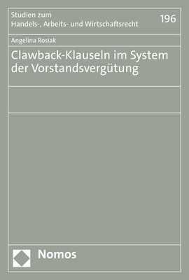 Clawback-Klauseln im System der Vorstandsvergütung