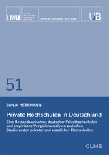 Private Hochschulen in Deutschland - Sonja Herrmann