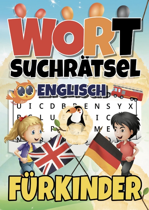 Wort Suchr&auml;tsel Englisch F&uuml;r Kinder - 