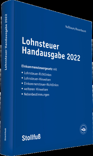 Lohnsteuer Handausgabe 2022