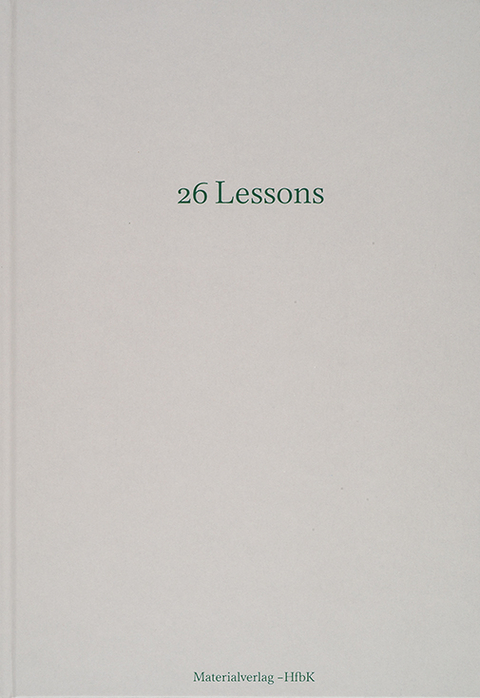 26 Lessons - Klasse Fotografie