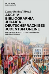 Archiv Bibliographia Judaica &ndash; Deutschsprachiges Judentum Online - 