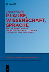 Glaube, Wissenschaft, Sprache - Joachim Gerdes