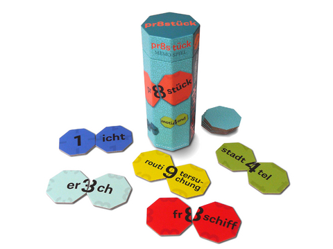 Prachtstück /Pr8stück. Das Memospiel mit der Zahl im Wort