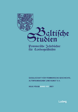 Baltische Studien, Pommersche Jahrb&uuml;cher f&uuml;r Landesgeschichte. Band 107 NF - 