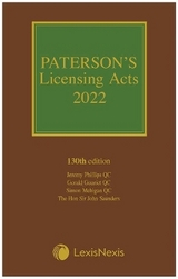 Paterson's Licensing Acts 2022 - 