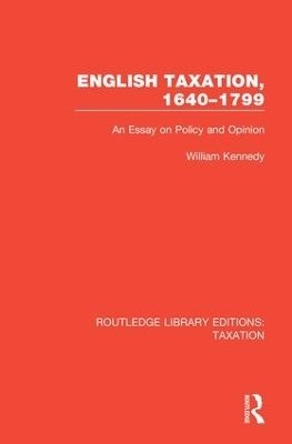 English Taxation, 1640-1799