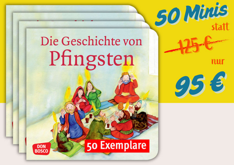 Die Geschichte von Pfingsten. Mini-Bilderbuch. Paket mit 50 Exemplaren zum Vorteilspreis - Susanne Brandt, Klaus-Uwe Nommensen