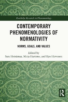 Contemporary Phenomenologies of Normativity