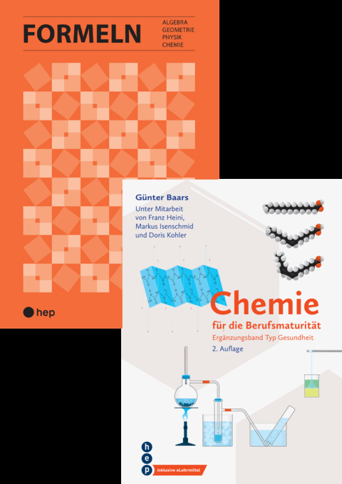 Spezialangebot &laquo;Formeln&raquo; und &laquo;Chemie f&uuml;r die Berufsmaturit&auml;t&raquo; -  hep Verlag, G&uuml;nter Baars