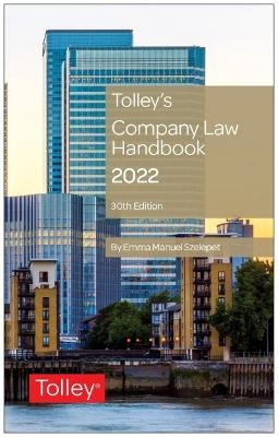 Tolley's Company Law Handbook - Emma Szelepet