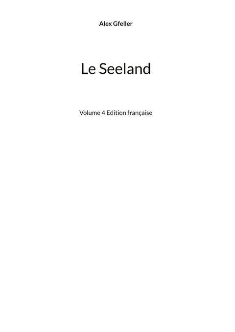 Le Seeland - Alex Gfeller