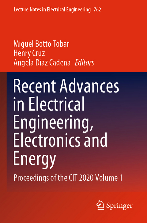 Recent Advances in Electrical Engineering, Electronics and Energy - 