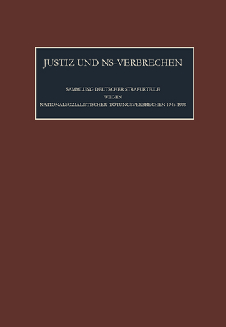Justiz und NS-Verbrechen / Die vom 24.10.1980 bis zum 24.07.1981 ergangenen Strafurteile. Lfd. Nr. 863-873