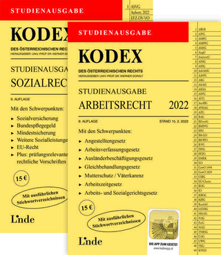 KODEX-Paket Studienausgabe Arbeits- und Sozialrecht 2022