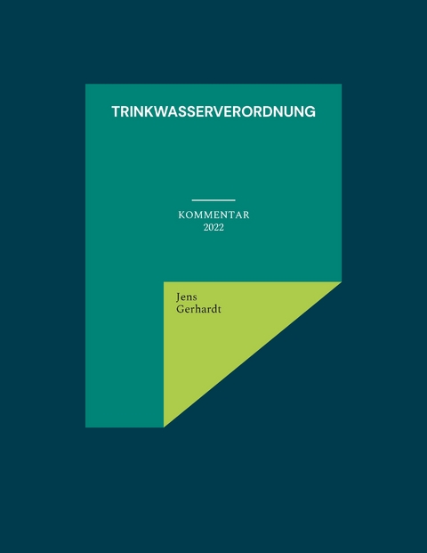 Trinkwasserverordnung - Jens Gerhardt